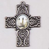 ancient metal cross pendant necklace