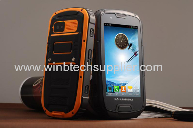 3G WCDMA+GSM rugged IP68 waterproof phone S09 Quad core with GPS Android 4.2