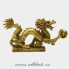 Chinese Dragon Bronze Casting Carving