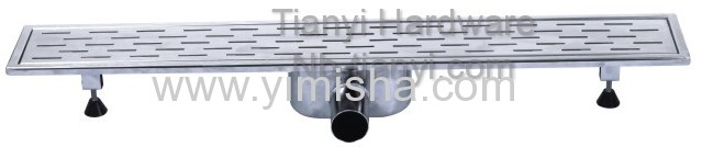linear longstainless steel 304 floor drain with side outlet