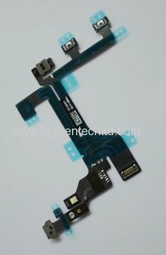 power mute volume button flex cable ribbon jack for iphone 5C