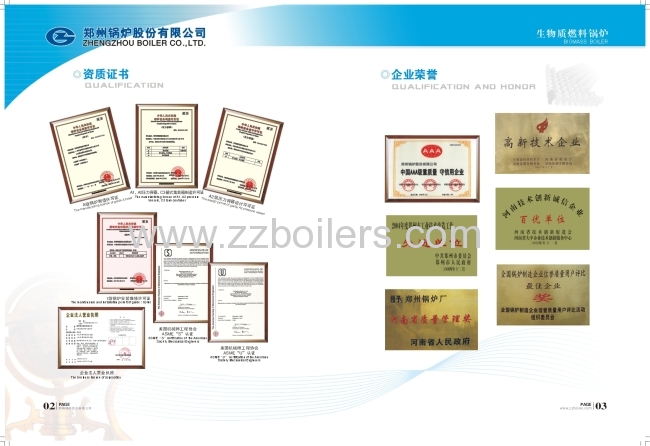 Fuel and Gas Boiler water tube