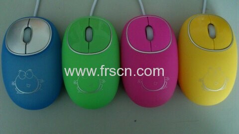 New develop soft wired silicone mouse