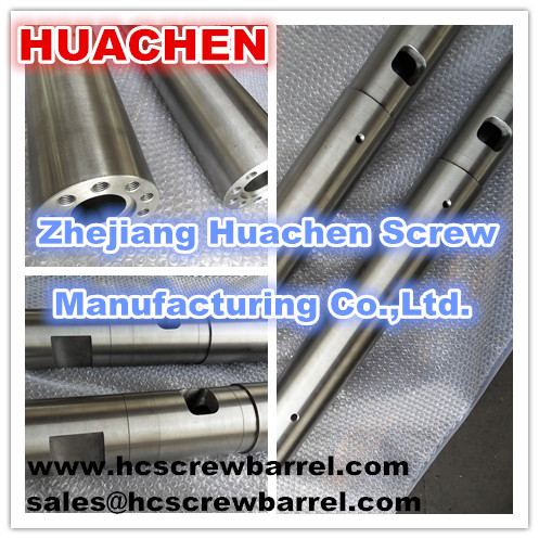 Bimetallic DEMAG injection screw barrel for PP PE