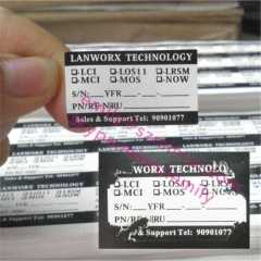 Custom Warranty Void Stickers With Dates Numbers Blanks Mark With Pens For Companies,Destructible Vinyl Labels