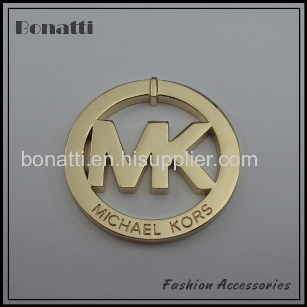 gold metal labels for bag accessories 