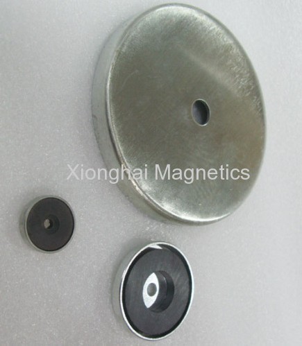 Strong Ferrite Pot Magnets Rare Earth C8 Magnetic Assemblies