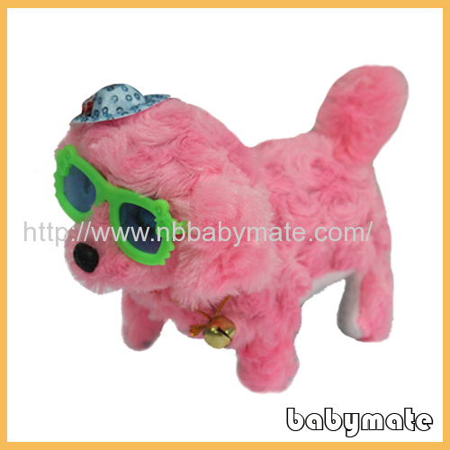 B-1 walking plush barking dog