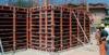 Long life heavy duty steel concrete wall formwork for building construction