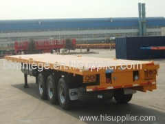 flatbed container semi trailer