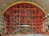 OEM Metal Tunnel Formwork System with H20 timber beam , Tunnel Lining Trolley