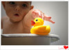 Baby bath duck toy