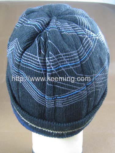 Fashion complex 3 layer beanie