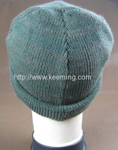 Champion stripe single layer knitted hat