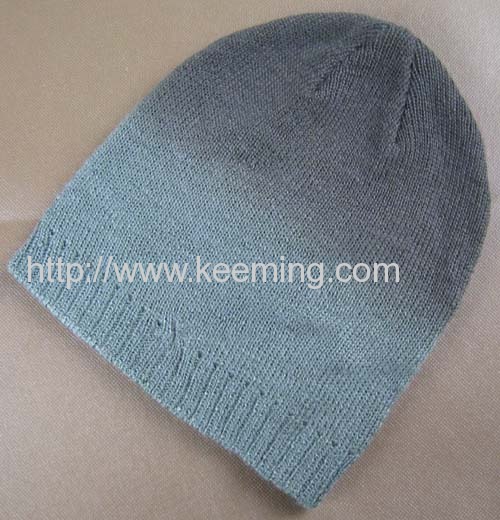 50% acrylic 50% wool Gradient knitted Hat 