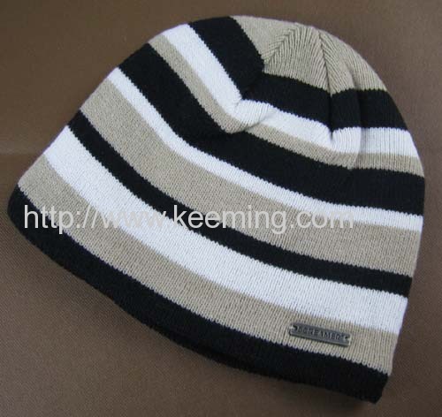 Winter hat with fleece lining