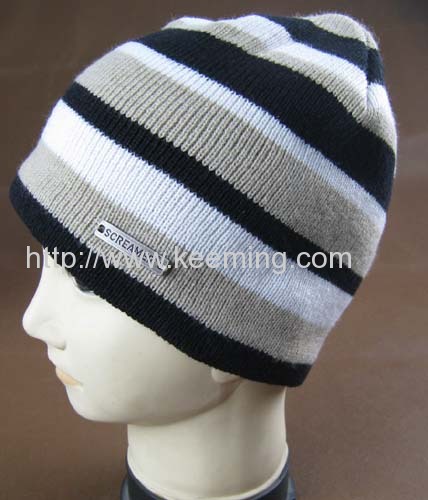 Winter hat with fleece lining