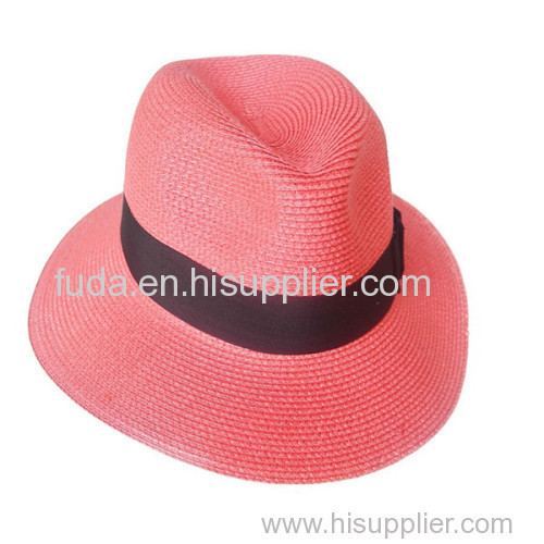 Promotional Paper straw panama hats wholesale