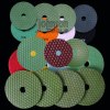 Diamond dry polishing pad