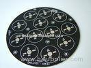 4 Layer Printed Circuit Board / Rigid PCB Board With Black Solder Mask