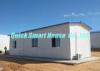 Comfortable Steel Prefab House , Temporary Portable Housing With Sandwich Panel Wall