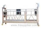 Steel Pedal rope suspended platform cradle 100m Lifting Height with Combinatory gib arm