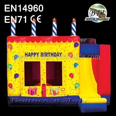  Inflatable Slide Jumper Combo Bouncer forHappy birthday