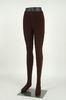 Anti - Pilling Womens Cotton Tights Brown For Autumn , Winter