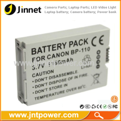 BP-110 Decoded Battery for Canon VIXIA HF R20 R21 R26