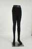 Black Organic Cotton Tights , Spring Soft Ladies Foot Pantyhose