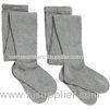 Gray Children Footless Pure Cotton Tights Legging With Single - Cylindered