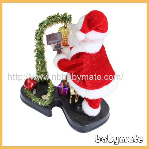 9ring the bell and hold on palace lantern Santa Claus