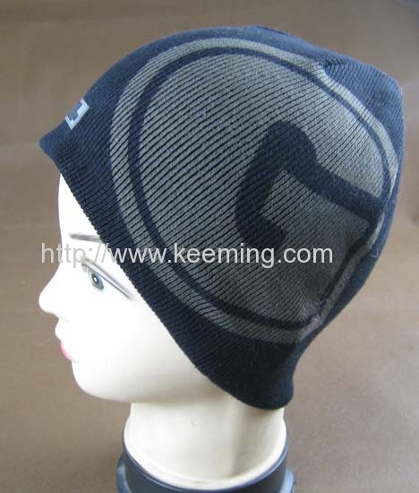 Cotton jacquard double layer hat