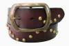 Leather belt