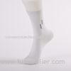 Comfortable Mens Ankle Socks , Patterned White Sports Socks