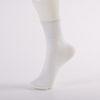 Fashion Soft Mens Casual Socks , Warm Pure White Sports Socks
