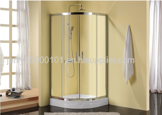 Shower enclosure with aluminum alloy frame cheap shower cubicle shower sanitary ware with tempered glass clear shower