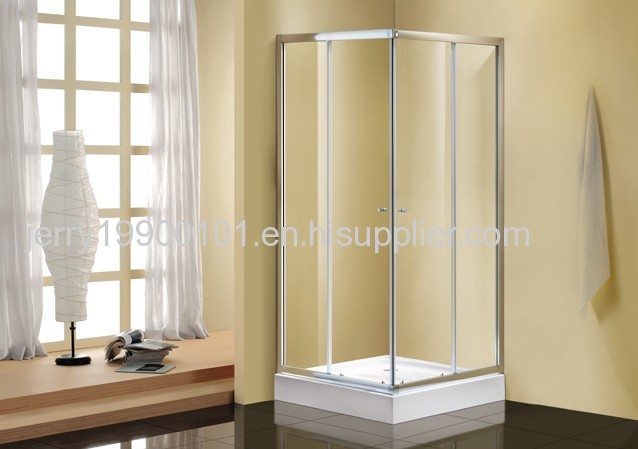 Shower enclosure with aluminum alloy frame cheap shower cubicle shower sanitary ware with tempered glass clear shower