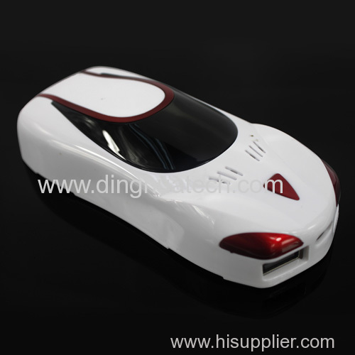 Fashion style Racing cars Shape Mobile Power Supply (LED Torch Light) (4000MAH)