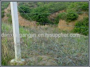 barbed wire fence netting