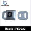 Automobile safety belt buckle