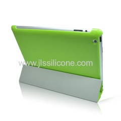 Durable stand case for ipad 2 with leather material