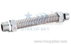 air condition SS flexible hose +brass fitting