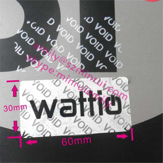 Custom Void Security Stickers Printing,Self Adhesive Tamper Proof VOID Seal Stickers,Tamper Evident Seal Stickers