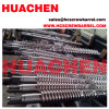 Conical twin screw barrel for PP PE PVC Caco3