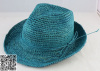 men's fedora raffia straw hats