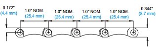 Flush Grid Modular plastic conveyor belt