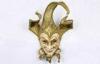 Full Face Venetian Jester Mask With Plastic For Christmas 17 Inch