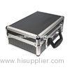 Black ABS Aluminum Tool Cases With Foam , Rubber Foot Pad to Protect Tools
