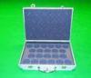 Gray EVA Aluminum Equipment Carrying Case With Lock , Silver ABS Panel